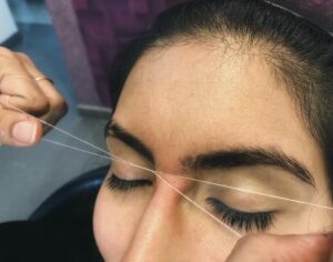 Brows threading